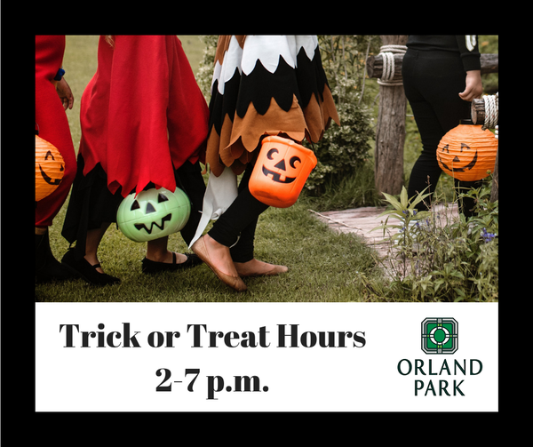 Trick or Treat Hours are from 2-7 pm
