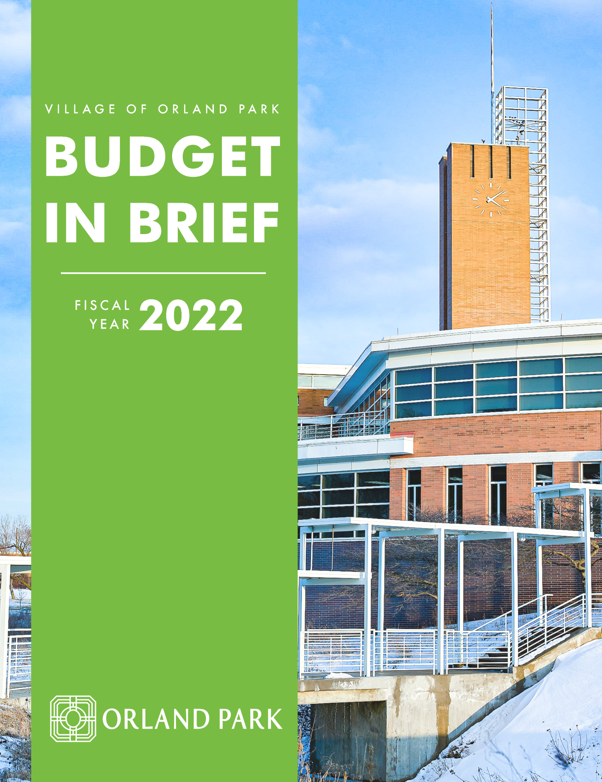 2022 Budget in Brief Title Page